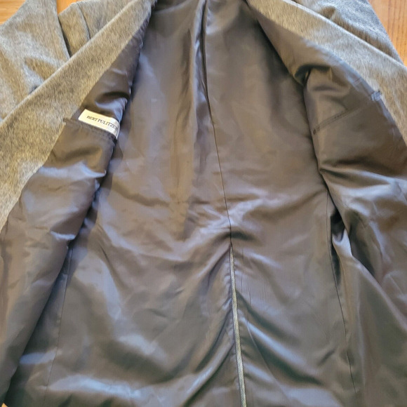 Bert Pulitzer Blazer Jacket Mens 46 R Gray Herringbone Wool Camel Hair Academia - Picture 11 of 15